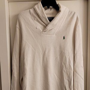 MEN'S POLO RALPH LAUREN SHAWL COLLAR SWEATER - XL